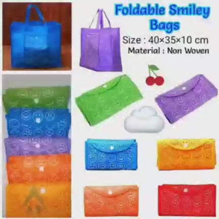 Folding bag (1p) random colour