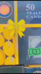 Wax candle box 50 pc(2box)