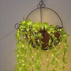 Green leaves string light